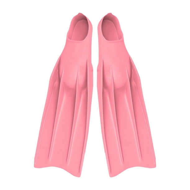 Aletas de snorkel, aletas largas, aletas de buceo para adultos, aletas de buceo ligeras Rosa S