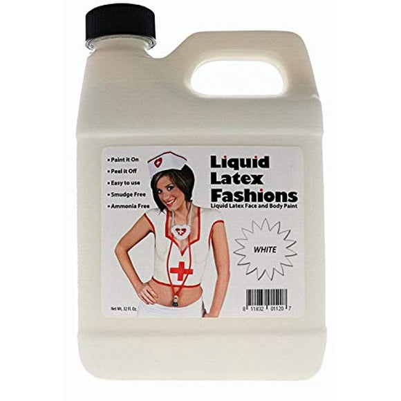Peinture Corporelle Liquide Sans Ammoniaque Latex - 32oz Blanc par Liquid Latex Fashions
