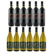 Ariel Non-alcoholic Wine Cabernet Sauvignon + White Chardonnay | Total 12 Bottles