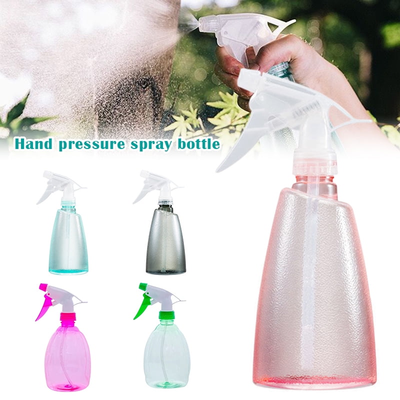500ml Transparent Measuring Spray Bottle Watering Can Hand Pressure Garden Tool 
