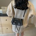 thumbnail image 3 of Bolso Hobo Embrague Bandolera Cgtredaw Cuero PU Correa Ajustable Multibolsillos, 3 of 9
