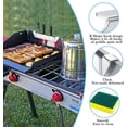 thumbnail image 2 of Stainless Steel Griddle Spatula Stand For Grill Barbecue Tools (2 Pack), 2 of 5