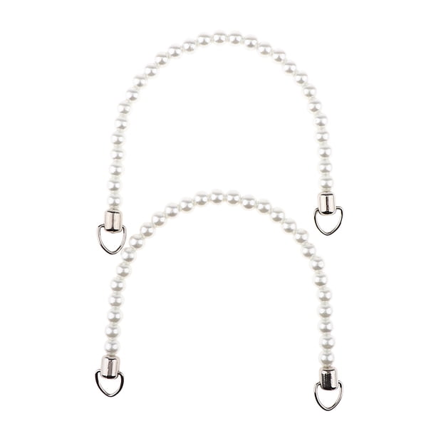 1 Par Manijas de Plástico ABS de s de Embrague Duradero Accesorios para de Bricolaje Artesanal y Reparació Mango Perlas Redondo Imitado Gloria Manija del monedero de cuentas