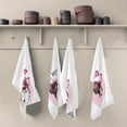 thumbnail image 2 of Cute Kiss Me Puppy Dish Towels Set of 1, Valentine's Day Washable Tea Towels Dishcloths Lint-Free 18x28 Inch Fast Drying for Home Kitchen Clean, 2 of 7