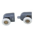 thumbnail image 4 of A Pair of 2pcs Durable Shower Door Bottom Rollers with 25mm Wheel Diameter for 4-8mm Glass Doors, 4 of 4