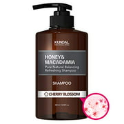 KUNDAL HONEY&MACADAMIA Pure Natural Balancing Refreshing(CHERRY BLOSSOM) Shampoo 500ml
