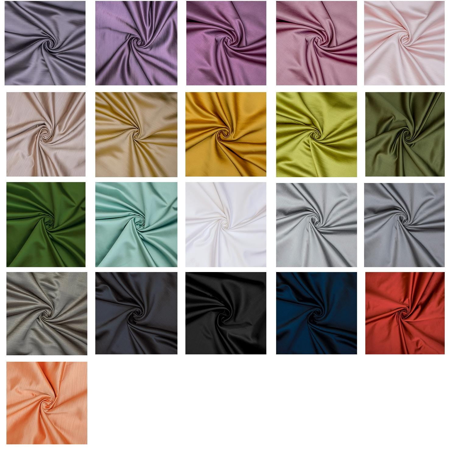 Fabric Mart Direct Ice Green Heavy Satin Fabric by the Yard, 54 inches or 137 cm Width Green Satin Fabric, 1 Yard Solid Satin Upholstery Fabric For Curtains, Pillows