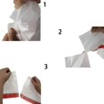 thumbnail image 2 of 120 piezas de bolsas de basura transparentes con cordón de 45 cm x 50 cm JAMW Sencillez, 2 of 5