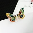 thumbnail image 4 of Grandest Birch Women Multicolor Rhinestone Butterfly Ear Stud Earrings Party Jewelry Alloy, Rhinestone Multi-color, 4 of 7