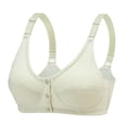 thumbnail image 1 of Gibobby Brasier con Cierre Frontal Sujetador de ropa interior cómodo y Sexy para mujer embarazada sin anillo de con encaje frontal de botones(AG,85), 1 of 3