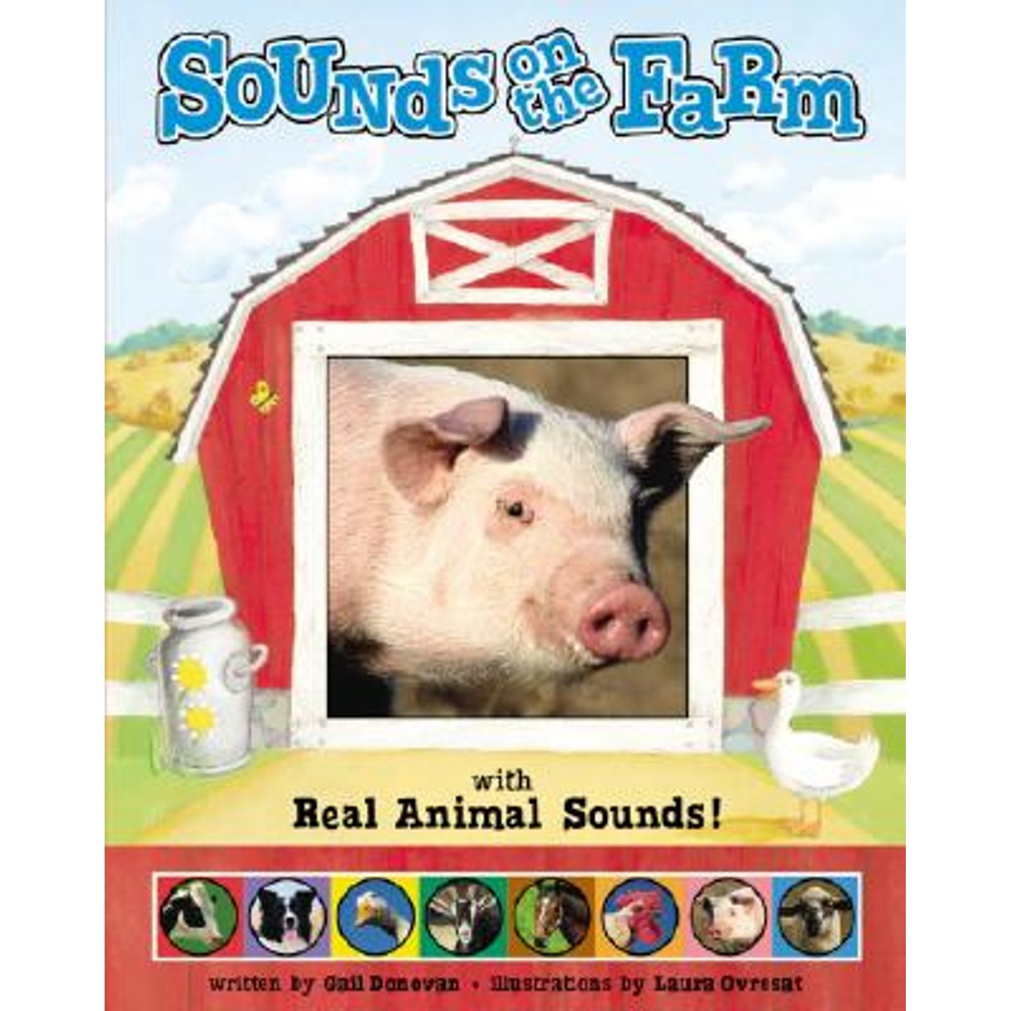 Sounds on the Farm: With Real Animal Sounds (Pre-Owned Hardcover  9781584762218) by Gail Donovan 