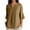 Brown, variant on MIXUE Womens Summer Tops Summer Solid Color V Neck Short Sleeve Loose Pullover T-shirts Sportwear,Red,S