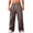 Brown, variant on Wide Leg Sweatpants for Men Casual Solid Color Sweatpants Drawstring Elastic Fashion Pocket Trousers