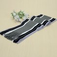 thumbnail image 2 of Prolriy Scarf for Men New Classic Shawl Winter Warm Men's Fringe Striped Tassel Long Scarf Mens Scarf Grey, 2 of 2