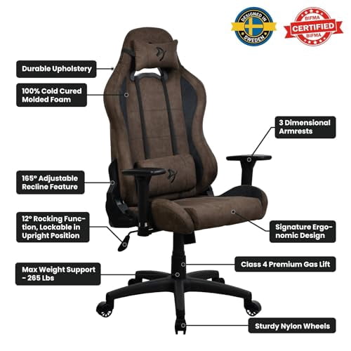 Arozzi Torretta Supersoft Office & Gaming Chair - Brown
