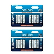 16 Panasonic Eneloop AA BK-3MCCE/8BE min 1900 mAH Rechargeable Batteries