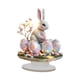 thumbnail image 2 of Figura de conejo de Pascua, decoración creativa de Pascua, coleccionable, regalo de inauguración de la casa, adorno artesanal de escritorio,, 2 of 9