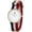 Blue/Red, variant on Collections Women's 40mm Ultra Thin Case Slip Through Indexed Dial Multicolor Nylon Strap Watch