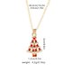 thumbnail image 1 of Collar de Navidad, adorno de campana, bastón de alce de Navidad, colgante de árbol de Navidad de Papá Noel, traje, 1 of 6