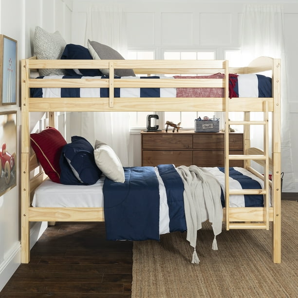 Walker Edison Solid Wood Twin Over, Bj S Twin Bunk Bed Review