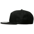 thumbnail image 3 of Captain America Black on Black New Era 9Fifty Adjustable Hat, 3 of 5