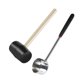 thumbnail image 1 of Juego de herramientas de abridor de coco para coco joven, juego de abridor de coco de acero inoxidable de grado alimenticio con mazo de goma XianweiShao 8390615107327, 1 of 5