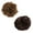Dark Brown+LightBrown, variant on Elegant Woman Two Plastic Comb Synthetic Hair Clip In Big Hair Messy Dish Bun Chignon
