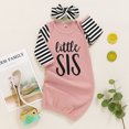thumbnail image 5 of WIBACKER Baby Girls Nightgowns Newborn Infant Little Sister Long Sleeve Cotton Sleeping Bag Gown with Bowknot, 5 of 8