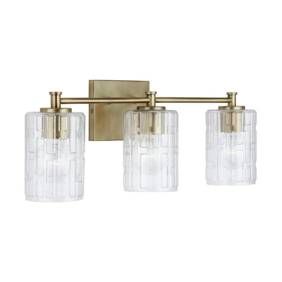 Capital Lighting - 3 Light Transitional Bath Vanity Approved for Damp Locations