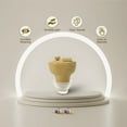 thumbnail image 3 of ELCTRTICI Hearing Aids for Seniors, Mini Invisible Hearing Aid with Smart Noise Reduction Clear Sound, Replaceable Battery, VHP-603 Single, Beige, 3 of 7