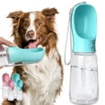 thumbnail image 1 of Botella de agua para perros Kalimdor, portátil, a prueba de fugas, 560 ml, azul, 1 of 7