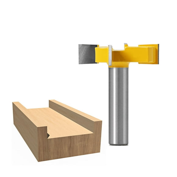 1/2'' Shank 4- Rabbet Router Bit Slot Cutter Router Bit Wood Milling Woodworking Tool