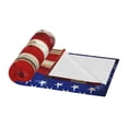 thumbnail image 3 of PHELIKA American Flag Painted On Wood 02 All Season Soft Throw Blanket Lightweight Flannel Fleece Blankets 60"x50", 3 of 8