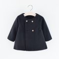 thumbnail image 3 of URMAGIC 9M-4T Girls Winter Warm Coat Cloak, Baby Kids Button Outerwear Cardigan Jacket Sweater, 3 of 4