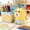 Yellow, variant on Mini Pencil Sharpener Portable Compact Sharpener Durable Plastic Body, Quick Blade Sharpening Tool Lightweight Desk Grinder, Efficient Pencil Point Tool Portable Office Supply