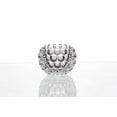 thumbnail image 1 of hometrends Small Faceted Glass Candle Holder, 1 of 1