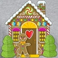 thumbnail image 3 of CafePress - Gingerbread House Fitted T Shirt - Fitted T-Shirt, Vintage Fit Soft Cotton Tee, 3 of 4