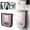 B, variant on Wall Mounted Folding Kitchen Can Cabinet Door Mount Household Bathroom Garbage 10 Liter Storage Capacity
