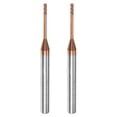 thumbnail image 1 of 2uds Cuadrado Nariz Extremo Molino 4mm Unique Bargains 1.5mm x 15mm AlTiSin Recubierto Sólido Carburo 4 Flautas Extra Largo, 1 of 6