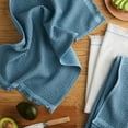 thumbnail image 2 of KITCHENAID Gourmet Series Gridlines Kitchen Towels 3-Pack Set, 100% Cotton Absorbent, Blue Velvet, 18"x28", 2 of 7
