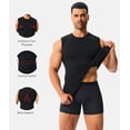 thumbnail image 4 of alpinario Men's Sleeveless Tank Top, Lightweight Quick Dry Breathable Moisture Wicking Gym Workout Running Tee for Training Fitness Bodybuilding, 4 of 6