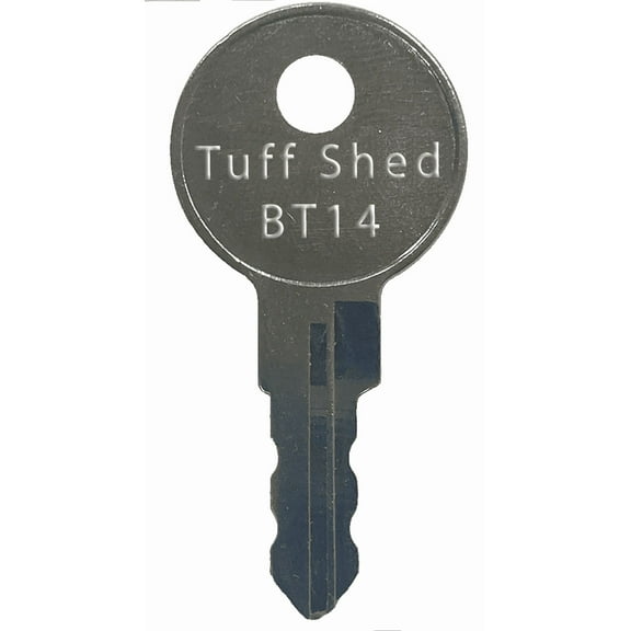 Tuff Shed BT14 Replacement Key