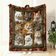thumbnail image 1 of Manta con estampado de gato bohemio, diseño de gato de punto suave, manta decorativa de gran tamaño, cálida manta con estampado de gato para invierno, manta plegable lavable a máquina, para, 1 of 5