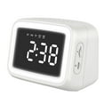 thumbnail image 4 of Fufafayo under $5 4Pcs Bluetooth Alarm Clock, Mirror Alarm Clock, Digital Clock with Bluetooth Speaker, FM Radio, Night Light, USB Charging, Bedside Clock for Home, Office, Bedroom, Desk, Dorm, 4 of 9