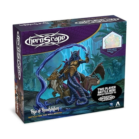 Renegade Game Studios: Heroscape - Battle for The Wellspring Battle Box - Terrain Tile & Miniatures Game, Strategy Valhalla Battles, Age 14+, 2 Player
