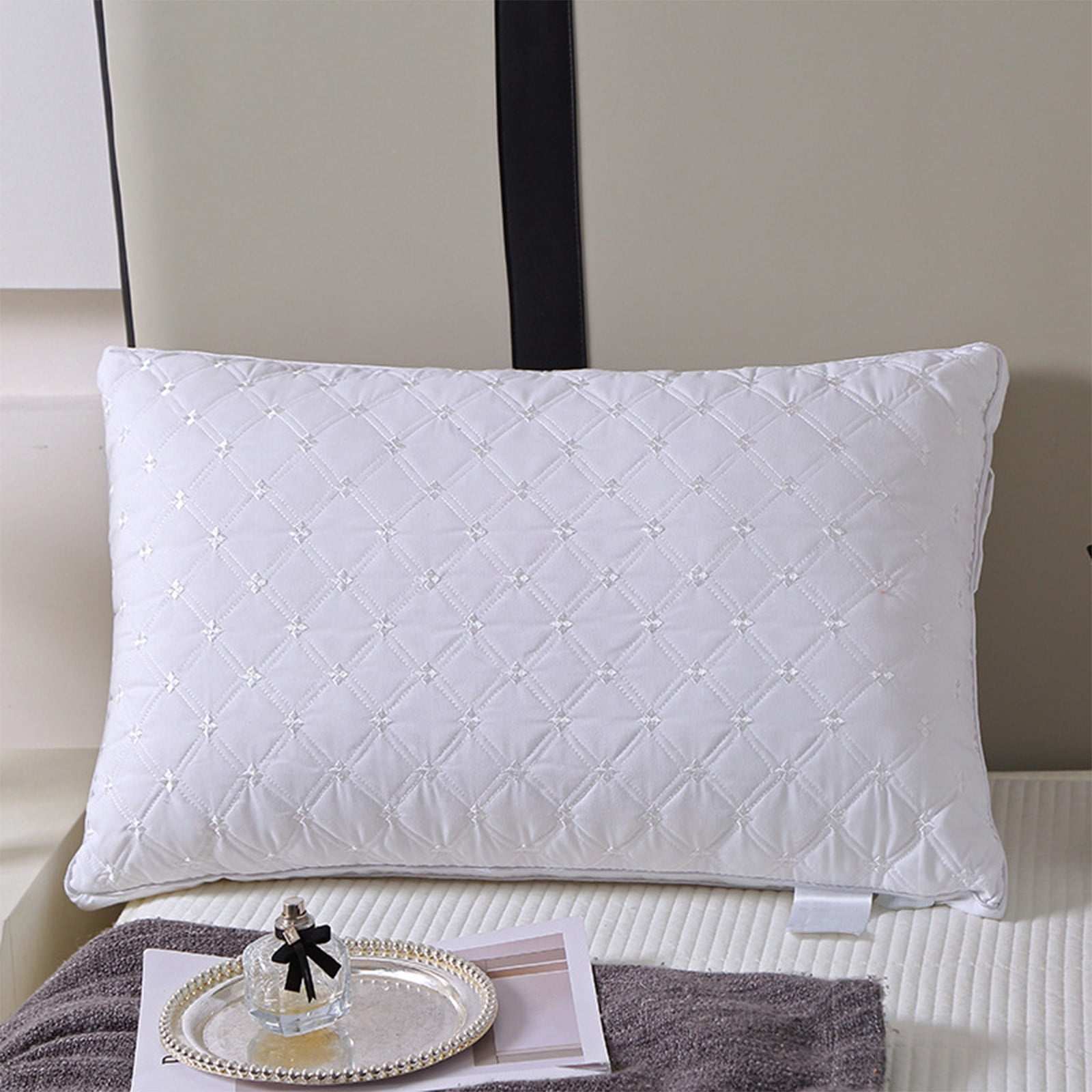 JOGZMZ Hotel Grade Extra Soft Pillows Queen Size Set of 2 Supportive Bed Pillow for Back Side and Stomach Sleepers, Breathable Neck Supports Pillows for Home Daily Use