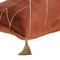 thumbnail image 4 of Parkland Collection PILL21271P Zella Transitional Burnt Orange Rectangle Throw Pillow, 4 of 6