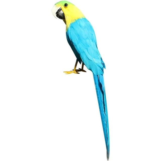 koolsoo Artificial Bird Feather Foam Simulation Parrot Home Garden Decor A A