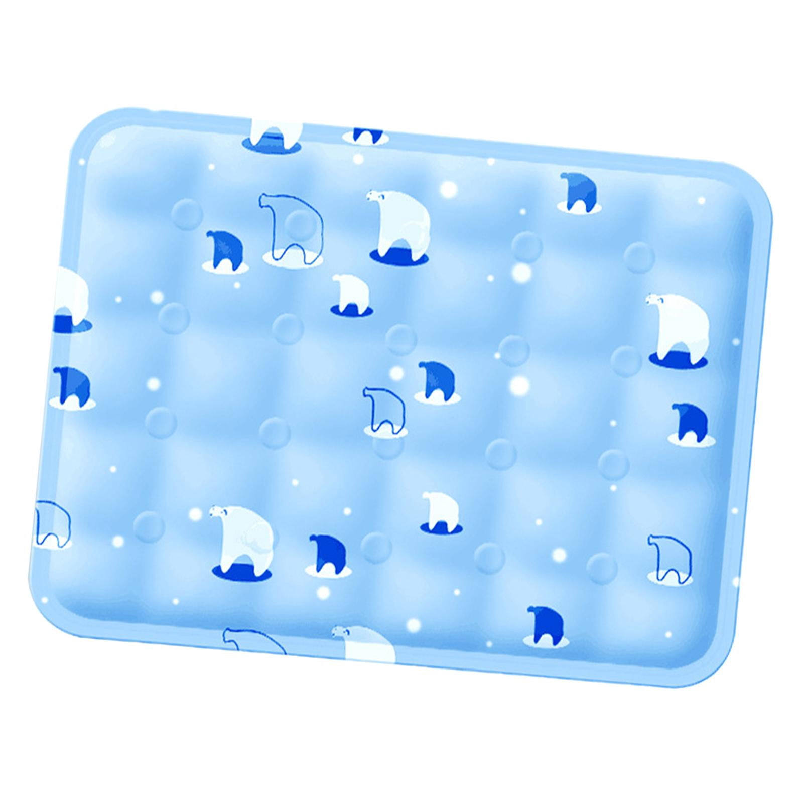 Dog Cooling Mat Dog Bed Mattress Puppy Bed Foldable Waterproof Dog Cooling Pad Cooling Cushion Sleeping Pad for Home Puppy Car Indoor Travel 50cmx60cm
