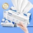 thumbnail image 3 of Toalla de limpieza de algodón agradable para la piel Toalla desmaquillante diaria Toalla de lavado facial 80 piezas Toallitas desmaquillantes, 3 of 5